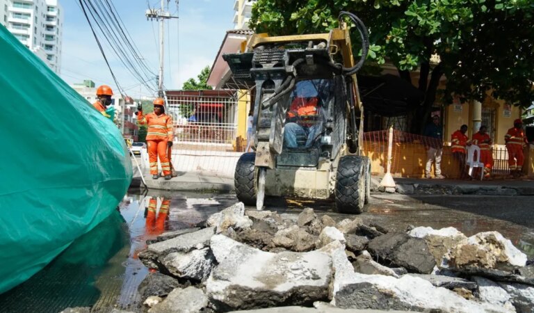 Comienzan las obras de reconstrucción de la 3a avenida en barrio Manga.