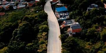 Construccion de nueva via en el sur de Cartagena por