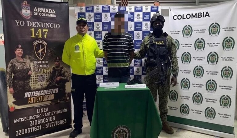 En Turbaco-Bolívar, uno de los delincuentes más buscados del Caribe colombiano es capturado.