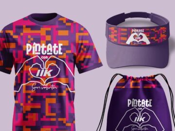 Entrega de kits para la carrera 11K Pintate IDERBOL este