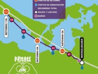 Recorrido definido de la carrera de 11K Pintate Iderbol