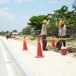 Tramo de Via Perimetral en el 7 de agosto con