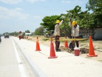 Tramo de Via Perimetral en el 7 de agosto con