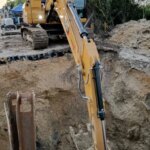 Avances en reparacion de tuberia del sistema de acueducto en