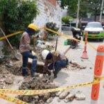En Olaya Herrera Aguas de Cartagena y Policia encuentran conexion