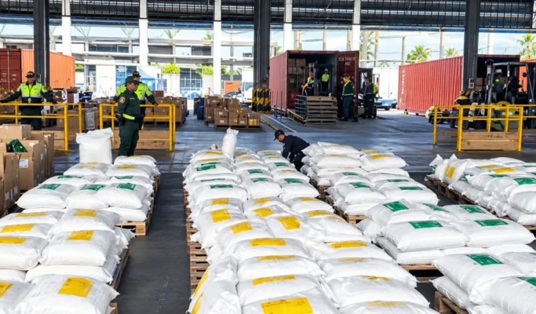 Incautan cargamento de droga valuado en más de $42.000 millones de pesos en el Puerto de Cartagena